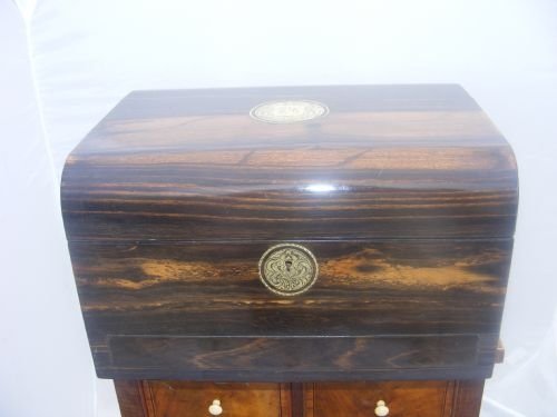 superb victorian coromandle dressing box