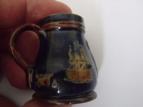rare c1900 doulton lord nelson miniature jug