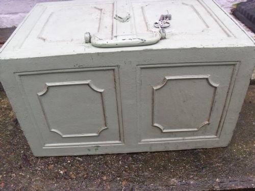 rare c1790 george 111 iron strongbox
