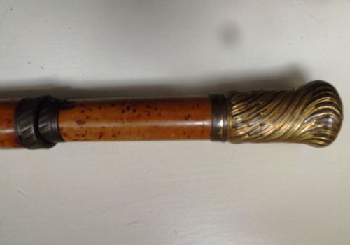 very good early victorian swordstick walking stick