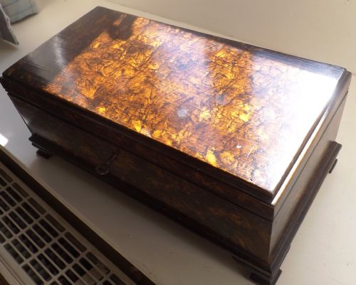 late victorian table cigar box