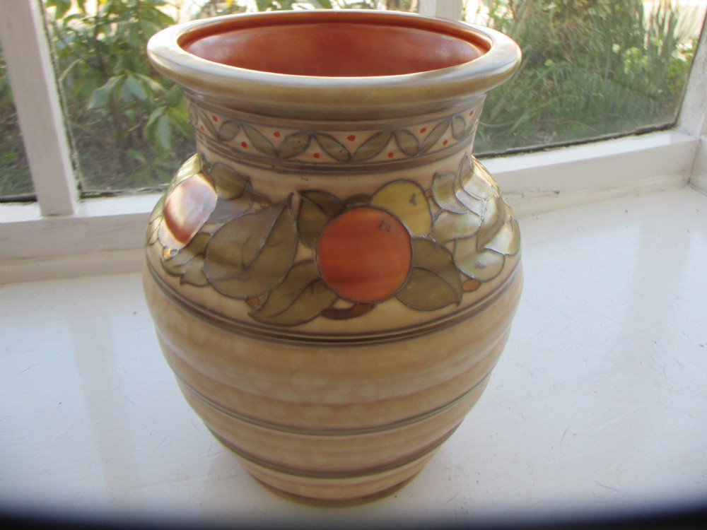 charlotte rhead oranges fruit vase