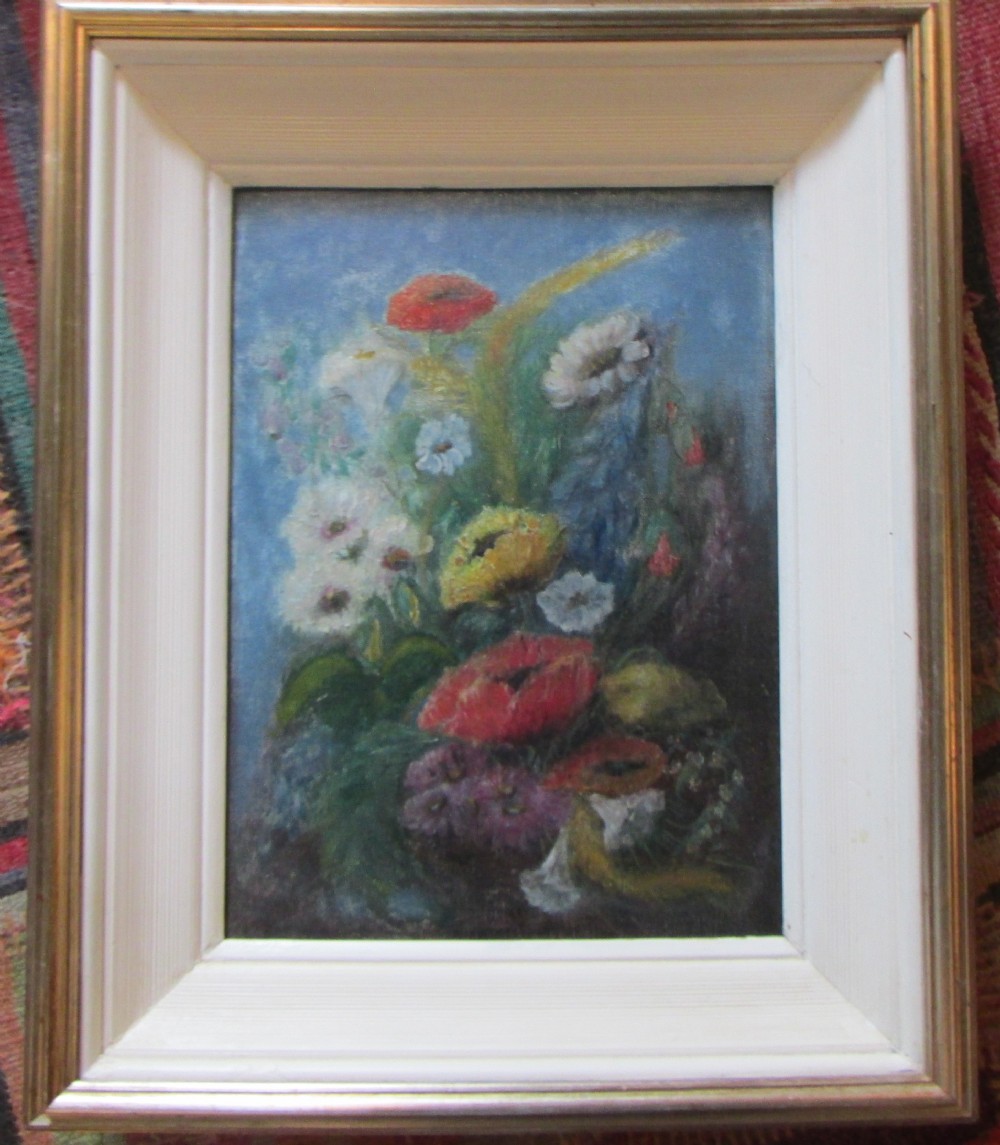 emoses good original oil painting flowers a homage to redon