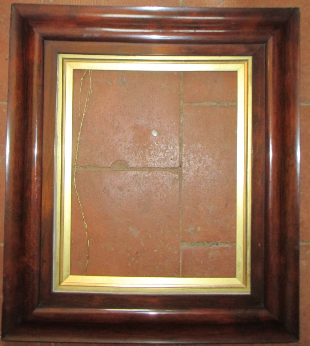 fine quality rosewood frame painting woolwork etc