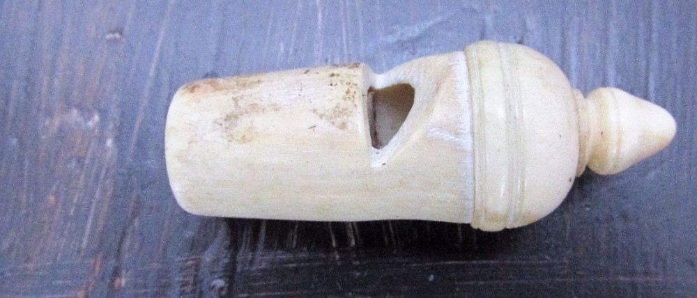 victorian ivory mariners whistle